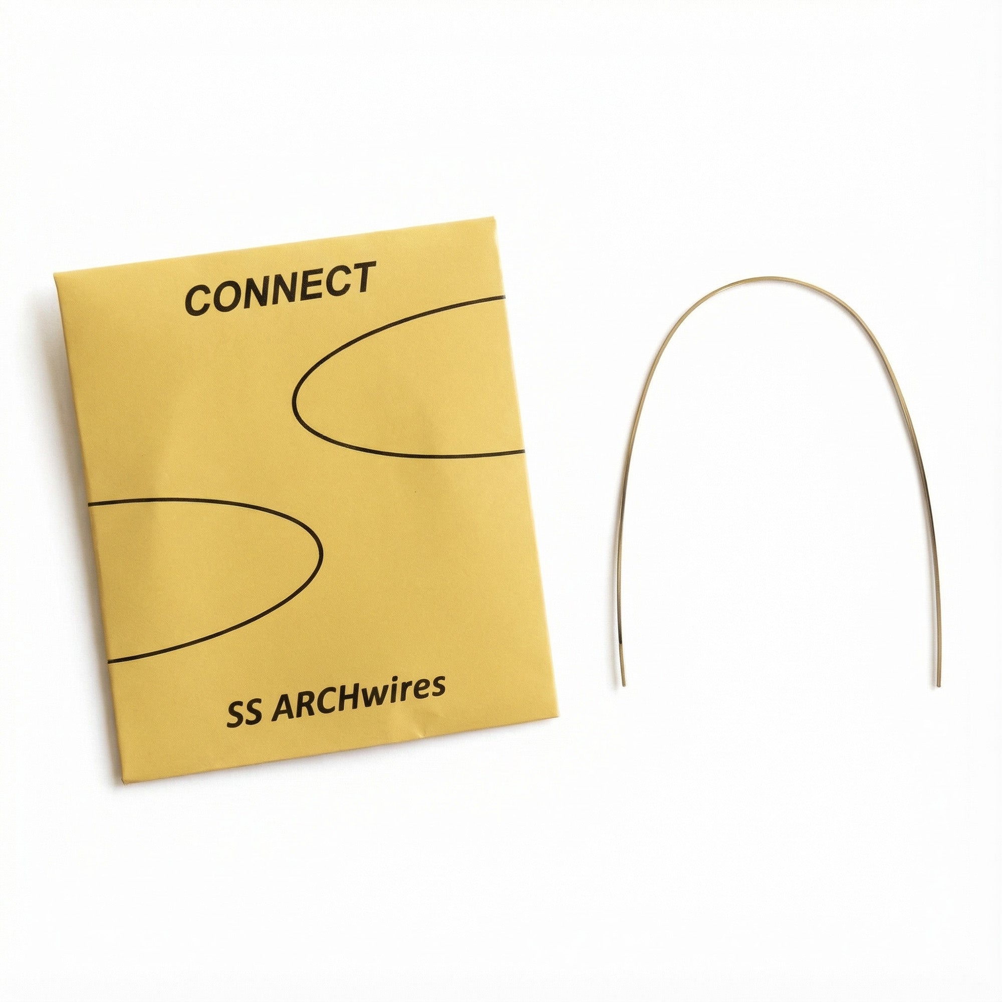 Rectangular SS wires (Gold tone)