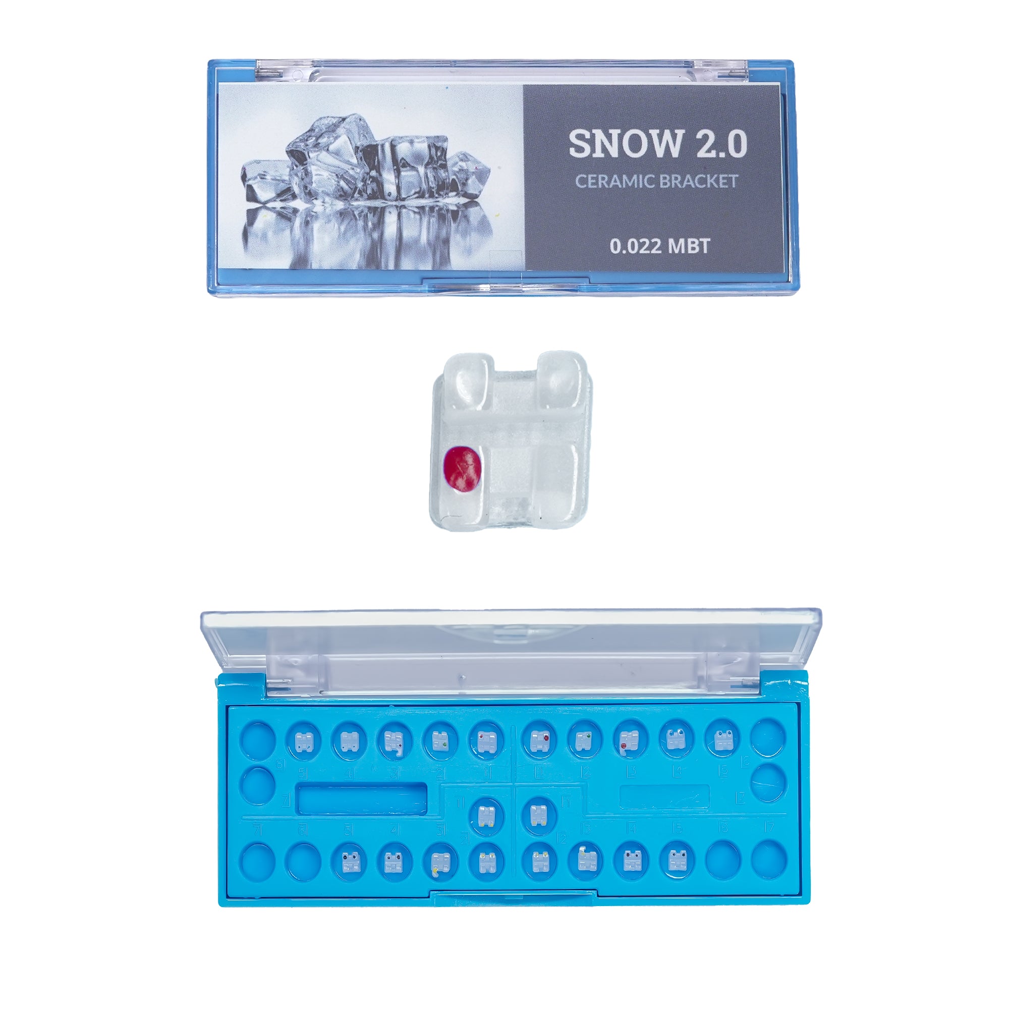 Snow II ceramic bracket