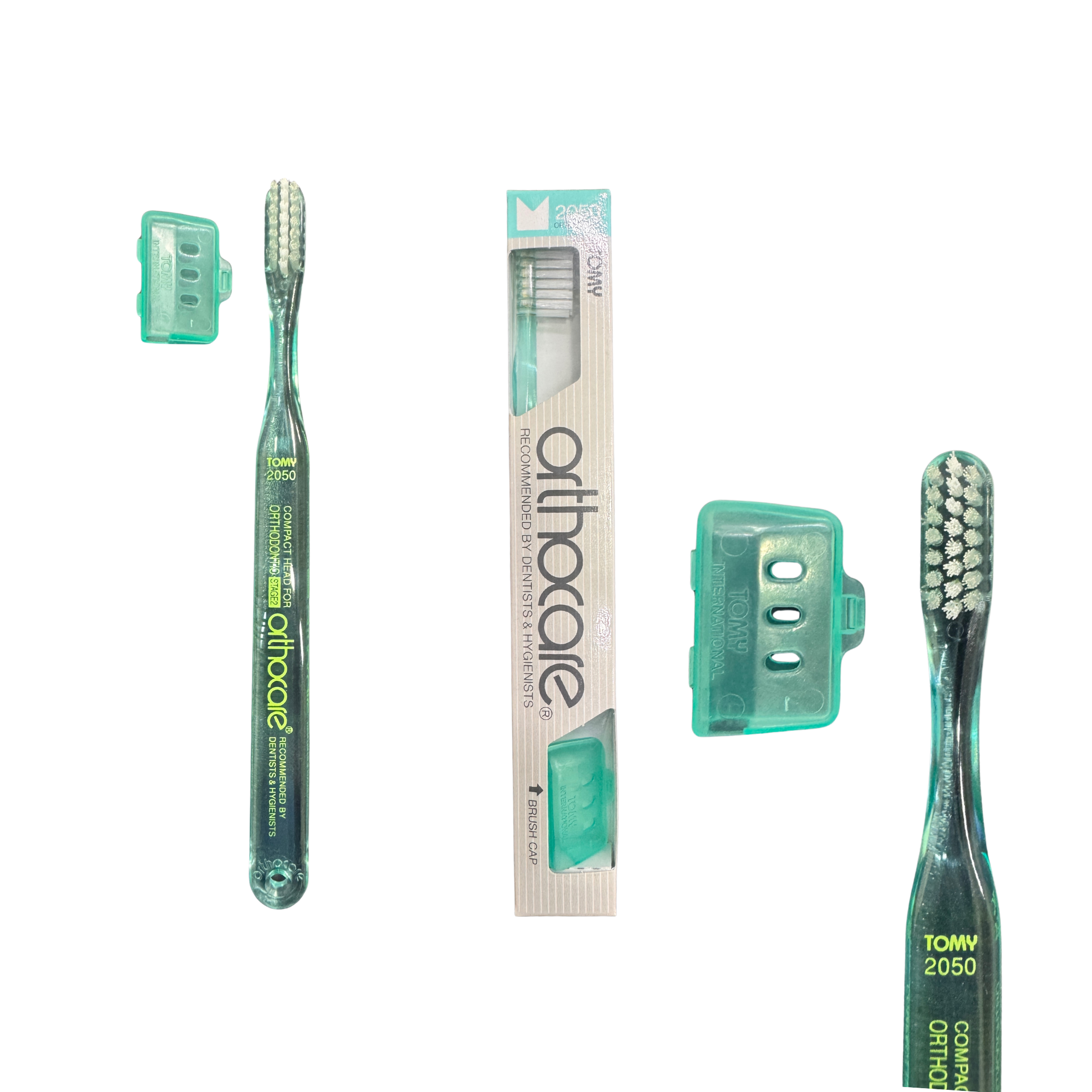 Tomy Orthodontic Tooth Brush (OrthoCare) (Pk of 2)